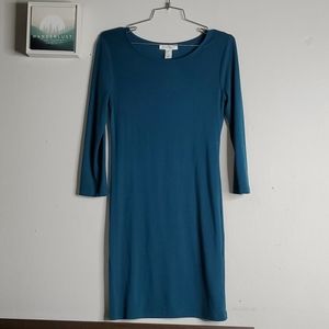 NWT Green Dress forever21 long sleeves